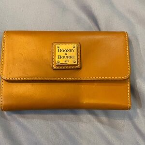 Dooney & Bourke Brown Leather Wallet